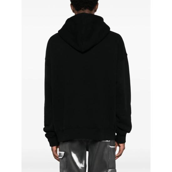 26SS 오프화이트 빅 부키시 스케이트 후드 티셔츠셔츠 OMBB085C99FL E012 1001 BLACK - OFF WHITE