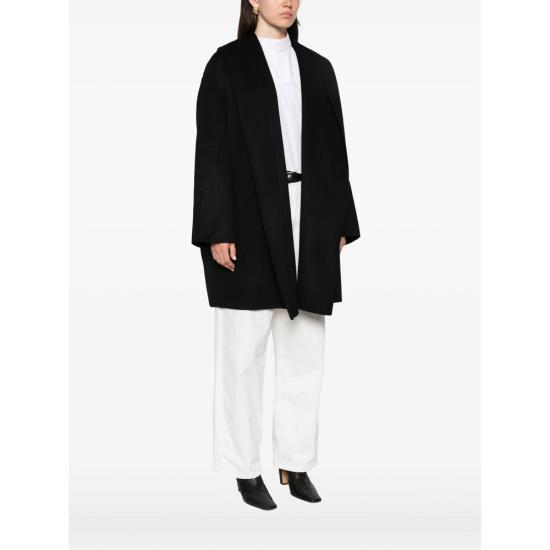 26FW 토템 코트 264 WRO0343 FB0006 001 BLACK - TOTEME