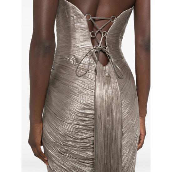 26FW 마리아루시아호한 원피스 HUDA WOOSM BROWN - MARIA LUCIA HOHAN