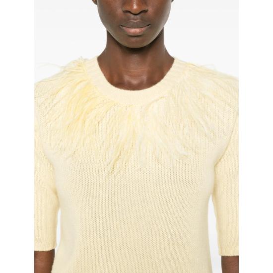 26FW 파비아나 필리피 스웨터 MAD226F490 M438 713 YELLOW - FABIANA FILIPPI