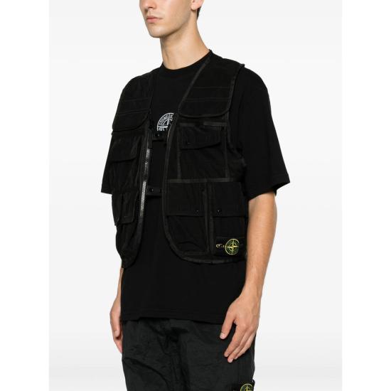 26FW 스톤 아일랜드 베스트 15G100016 S0424 V0029 BLACK - STONE ISLAND