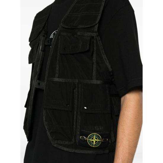 26FW 스톤 아일랜드 베스트 15G100016 S0424 V0029 BLACK - STONE ISLAND