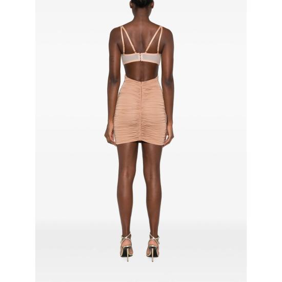 26FW 엘리자베타프랜치 원피스 AB03467E2 FK4 BEIGE - ELISABETTA FRANCHI