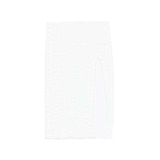 26SS 오세리 스커트 PSF235 SEQUINS PEARL WHITE
