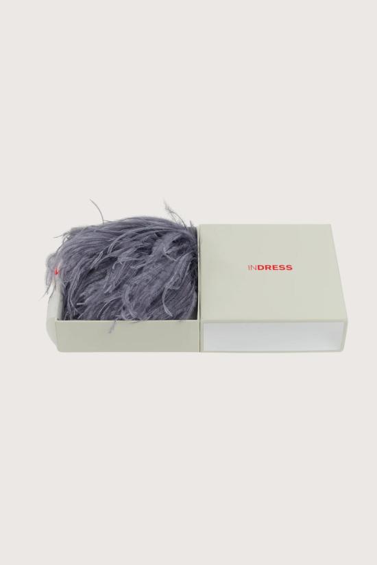  INDRESS 브로치 인드레스 타조 깃털  연보라색 - OTHER BRANDS