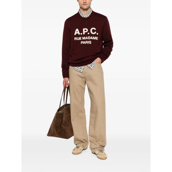 26FW 아페쎄 스웨터 WVAXU H23493 GAC RED - A.P.C.