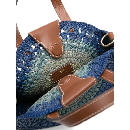 26FW 안야힌드마치 토트백 205542 SS260186 MORAF BLUE - ANYA HINDMARCH
