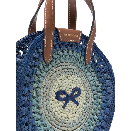 26FW 안야힌드마치 토트백 205542 SS260186 MORAF BLUE - ANYA HINDMARCH