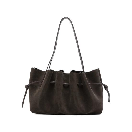 26FW 유제피 숄더백 OYSTER SHOULDE SUEDE GANAC BROWN
