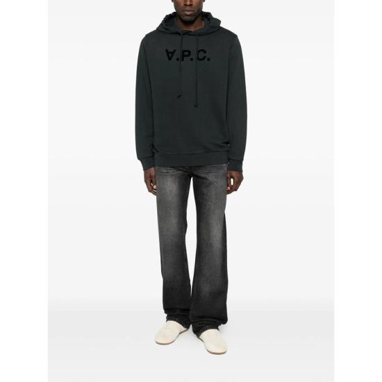26SS 아페쎄 스탠다드 그랜드 VPC 후드 티셔츠 COHMC M27908 TZE BLACK - A.P.C.