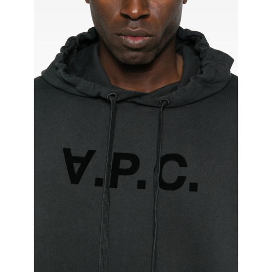 26SS 아페쎄 스탠다드 그랜드 VPC 후드 티셔츠 COHMC M27908 TZE BLACK - A.P.C.