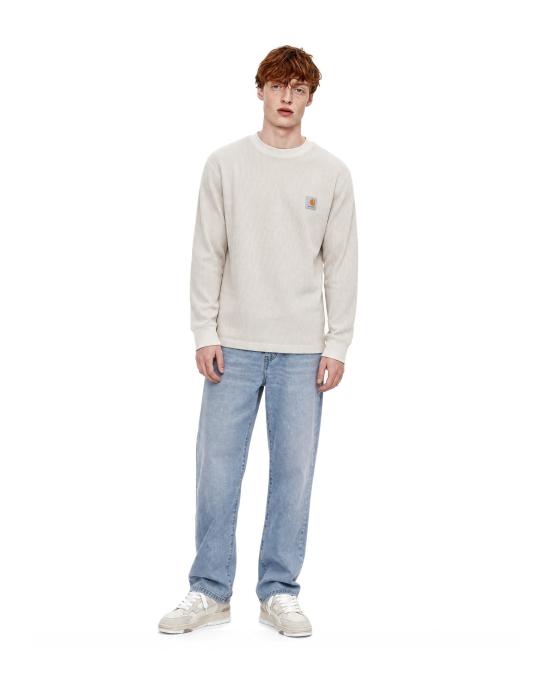 26FW 칼하트 WIP 롱슬리브 비스타 와플 티셔츠 I035304 BEIGE - CARHARTT WIP
