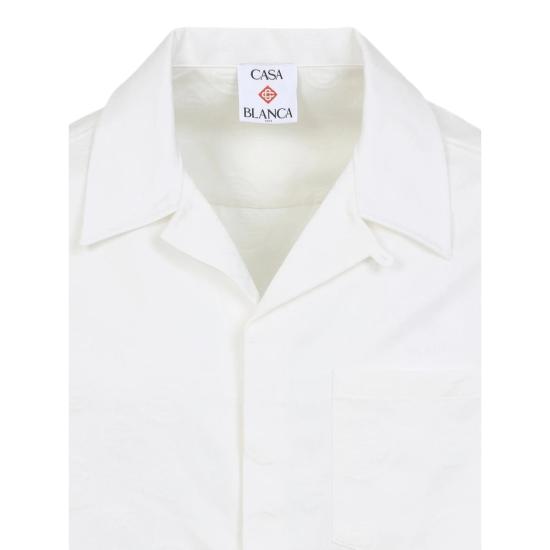 26SS 카사블랑카 셔츠 SP26 SH 228 01 WHMON WHITE - CASABLANCA