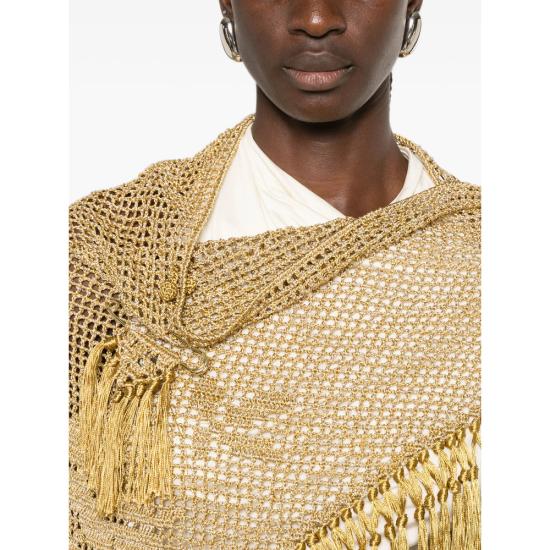 26FW 키아라이즈 케이프 SROS002CU PES SE GLD GOLD - CHIARA IS