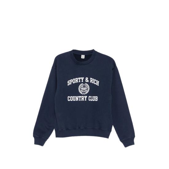 26FW 스포티앤리치 스웨터 ST09876218BL DNAVY