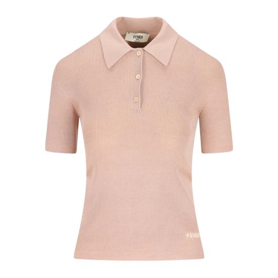 26SS 펜디 폴로 티셔츠 AW4B FZXE48 F1UKC PINK