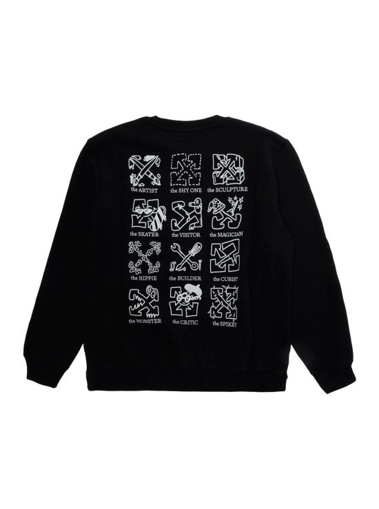 26FW 오프화이트 스웨터 44BBA001F26F00 BLACK - OFF WHITE