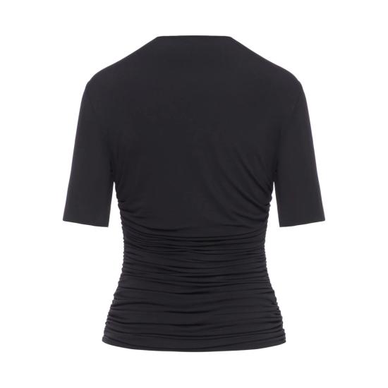 25FW 알라이아 탑 AA9H1248J050B 995 BLACK - ALAIA