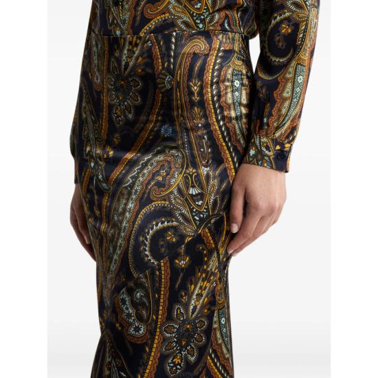 26FW 에트로 스커트 99SAD1Q WRFA0231 X0883 NAVY - ETRO