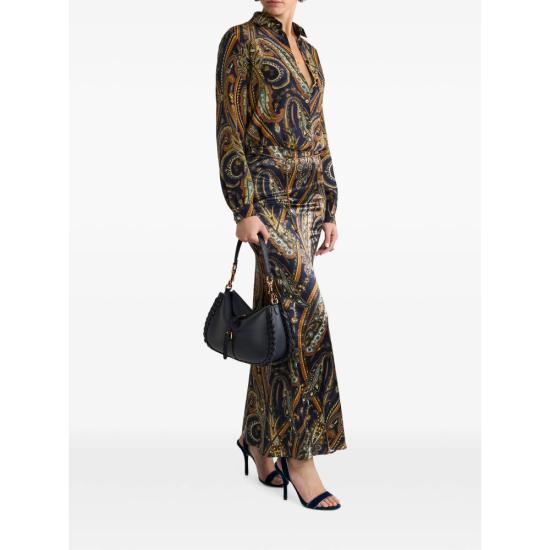 26FW 에트로 스커트 99SAD1Q WRFA0231 X0883 NAVY - ETRO