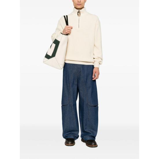 26FW JW앤더슨 스웨터 KW1481 YN0542 006 BEIGE - JW ANDERSON
