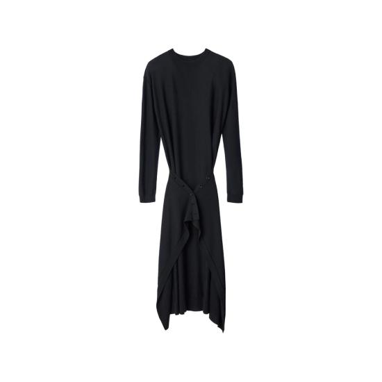 26FW 르메르 원피스 DR1180 LK1063 BK999 BLACK