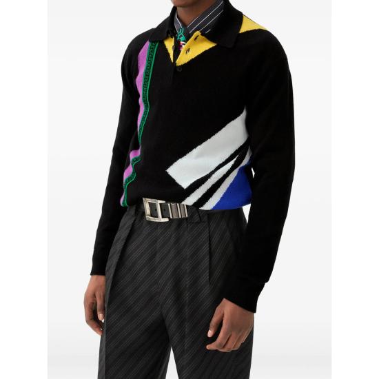 26FW 베르사체 스웨터 1A19202 1026824 1B000 BLACK - VERSACE