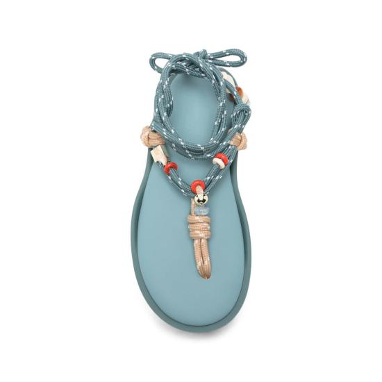 26FW 플로우즈 샌들 FLO TWIN WITH BEADS TEAL BLUE - FLOWZE