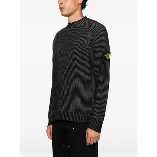 26FW 스톤 아일랜드 스웨터 155100043 S0N21 V0029 BLACK - STONE ISLAND