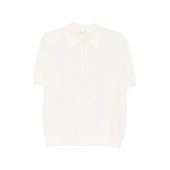 26FW 프레임 폴로 티셔츠 WE26KSW018 CREA WHITE