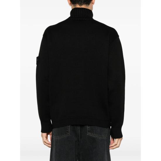 26FW 스톤 아일랜드 스웨터 155100038 S00FM V0029 BLACK - STONE ISLAND