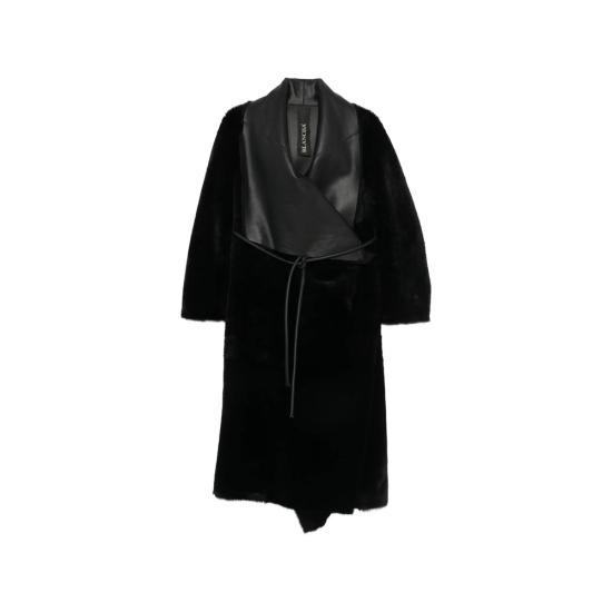 26FW 블랑샤 코트 26116 300 NERO BLACK