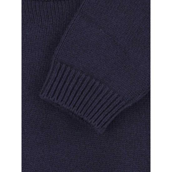 26FW 스튜디오 니콜슨 스웨터 SNM 377 HEMYL DKNAV NAVY - STUDIO NICHOLSON