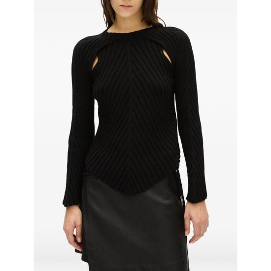 26FW 앤 드뮐미스터 스웨터 B0014320 KN085 099 BLACK