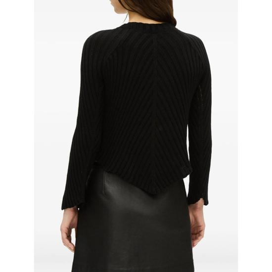 26FW 앤 드뮐미스터 스웨터 B0014320 KN085 099 BLACK - ANN DEMEULEMEESTER