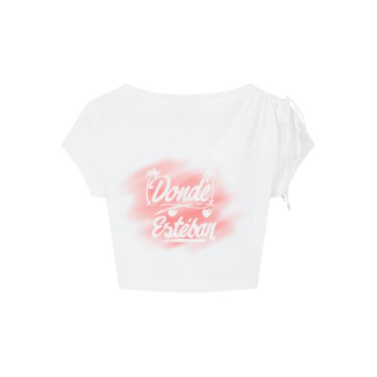 26SS 돈데 에스테반 폴로 티셔츠 D4 1 TEE 232 WHITE