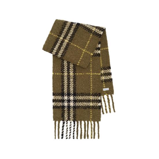 26FW 버버리 머플러/스카프 8130479 MU G CHCK A4469 GREEN - BURBERRY