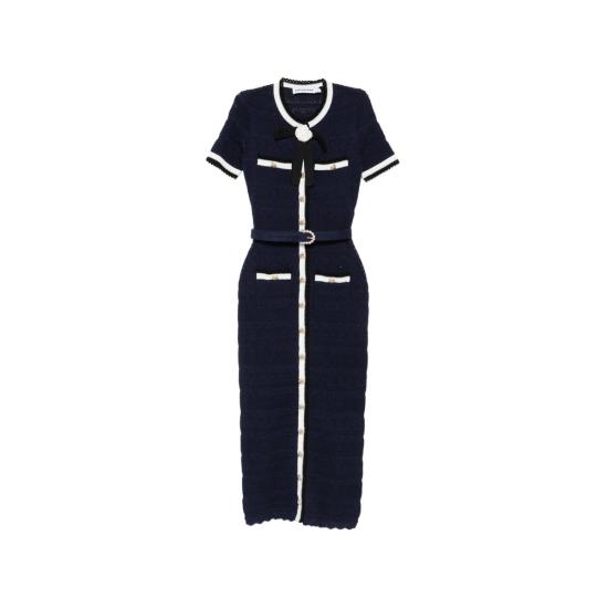 26FW 셀프 포트레이트 원피스 PF26 072MA N NAVY