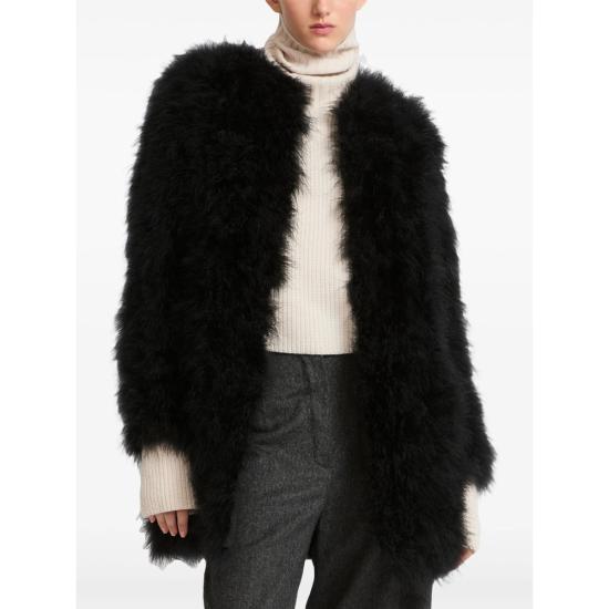 26FW 이브살로몬 코트 24EYM31185PLUX C99 BLACK - YVES SALOMON
