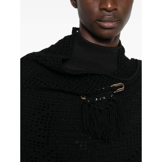 26FW 키아라이즈 케이프 SPEO001WO VBK BLACK - CHIARA IS