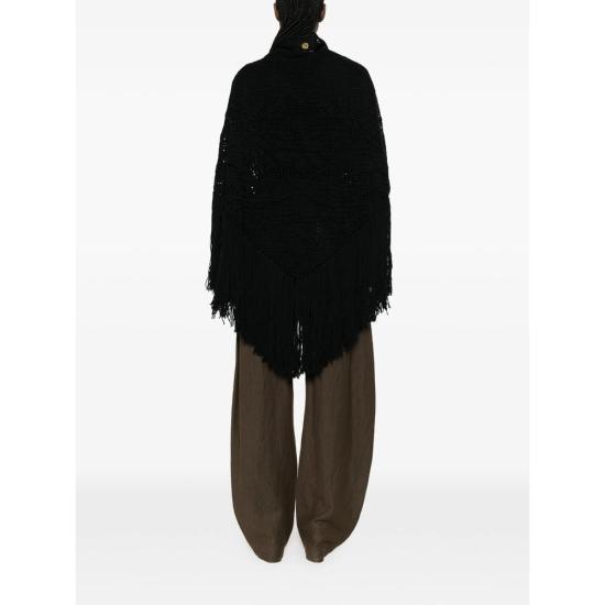 26FW 키아라이즈 케이프 SPEO001WO VBK BLACK - CHIARA IS