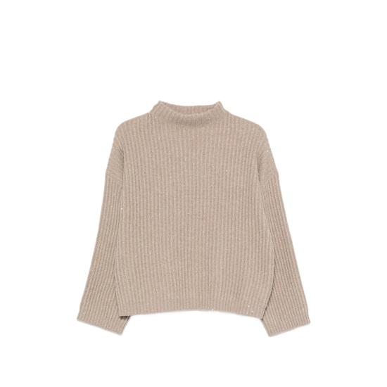 26FW 브루넬로 쿠치넬리 스웨터 MBM753504P C506 BEIGE