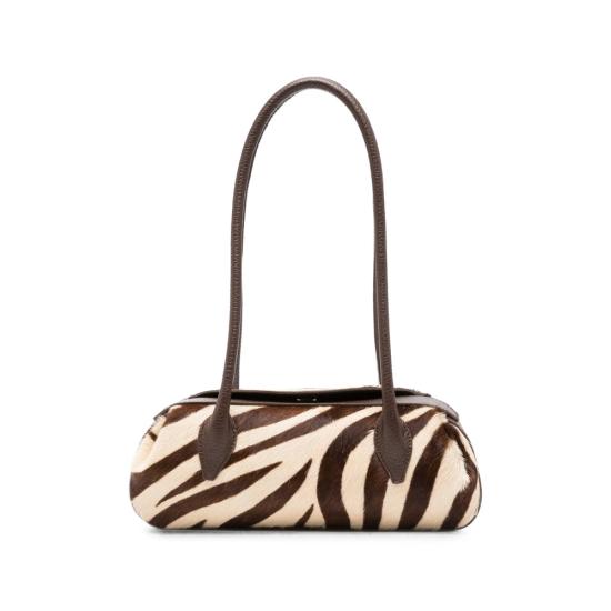 26FW 유제피 숄더백 OYSTER SHOULDE PONY SAVAN BROWN