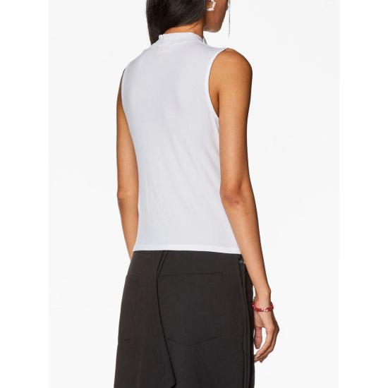 26SS 디젤 T 목키 SI 마이크로디브 모크넥 립드 탱크탑 0BLAN A10397 100 WHITE - DIESEL
