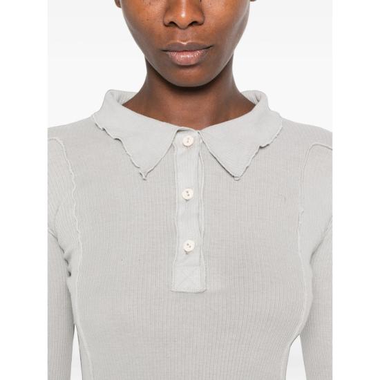 26FW 베이스레인지 폴로 티셔츠 TTOMPL CR OMATO ELGRE GRAY - BASERANGE
