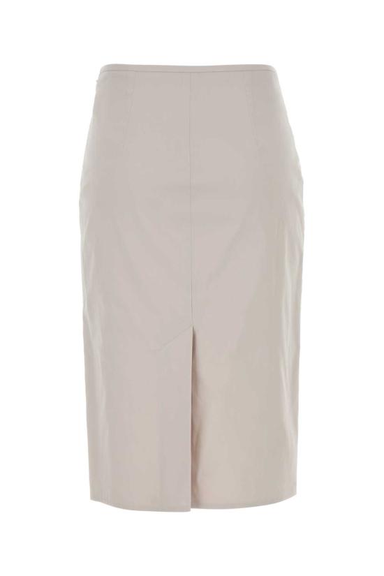 26FW 미우미우 스트레치 포플린 스커트 MG2776SOOO6472 F0K74 White - MIU MIU