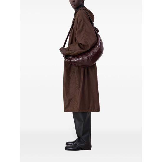 26FW 르메르 크루아상 라지 소프트 그레인드 레더 크로스백 BG0000 LF1329 BR401 BROWN - LEMAIRE