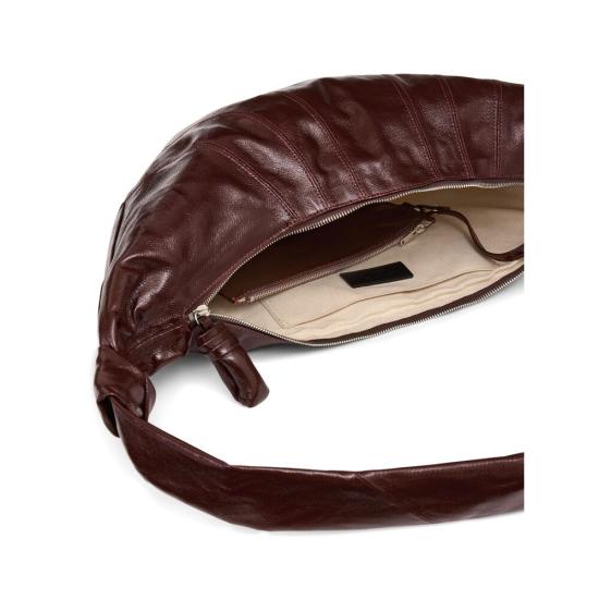 26FW 르메르 크루아상 라지 소프트 그레인드 레더 크로스백 BG0000 LF1329 BR401 BROWN - LEMAIRE