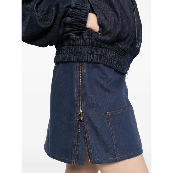 26SS 펜디 스커트 AOHS FLQ608 F0QB0 BLUE - FENDI