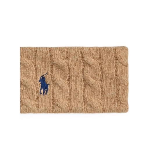 26FW 랄프 로렌 헤어 액세서리 455981426003 CAMEL BEIGE - RALPH LAUREN